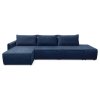 Угловой диван Токио Мах Синий велюр