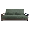 Прямой диван Келла Зеленый велюр