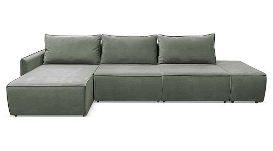 Угловой диван Токио Мах Оливковый велюр