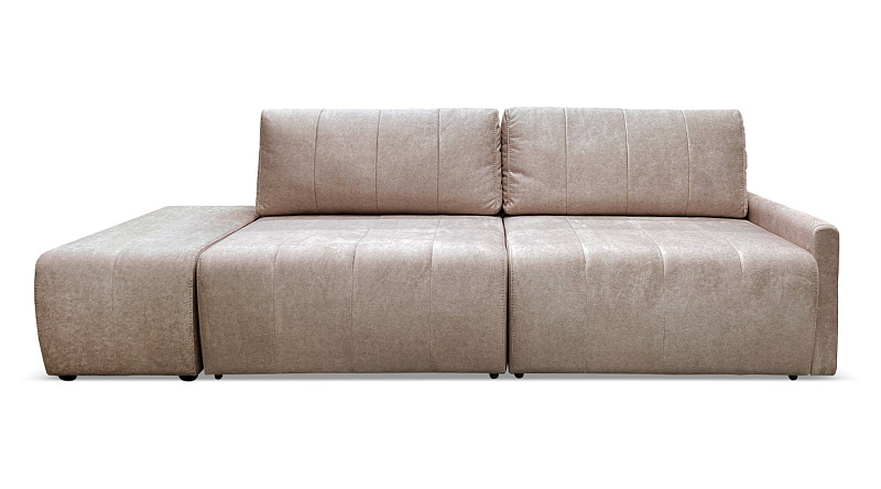 Прямой диван Осака с пуфом