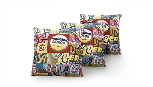 Подушки декоративные COOPER Абстрактный принт