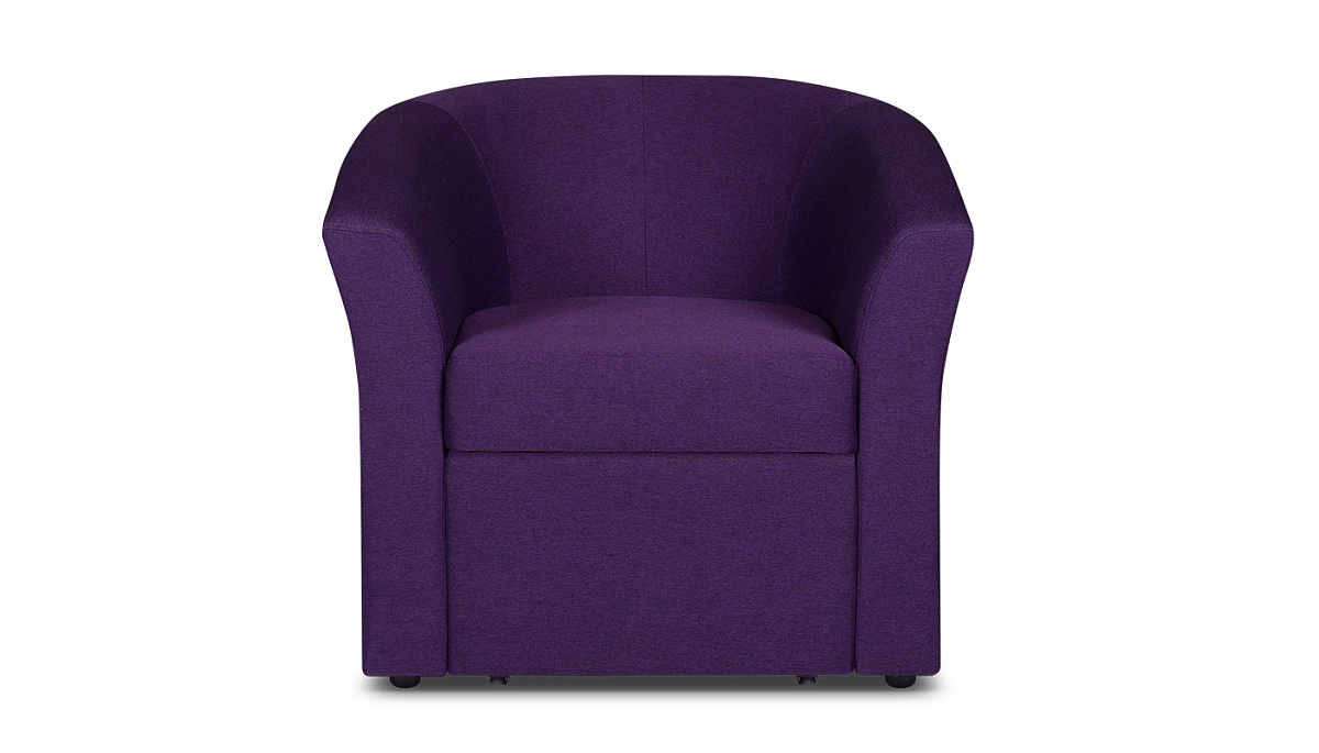 Кресло Андерсен с пуфом Фиолетовый