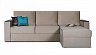 Недорогой Угловой диван Меларен с ящиком для белья 
