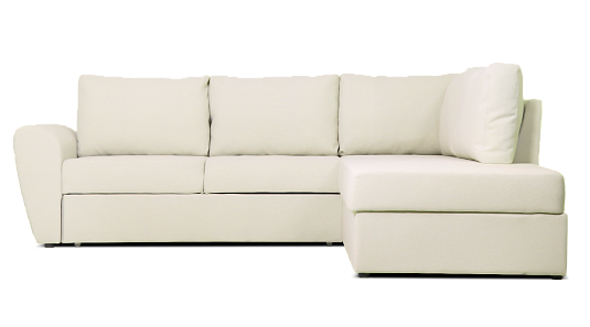 Угловой диван Орхус Белый Антивандальная ткань