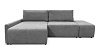 Угловой диван Оникс пуфом