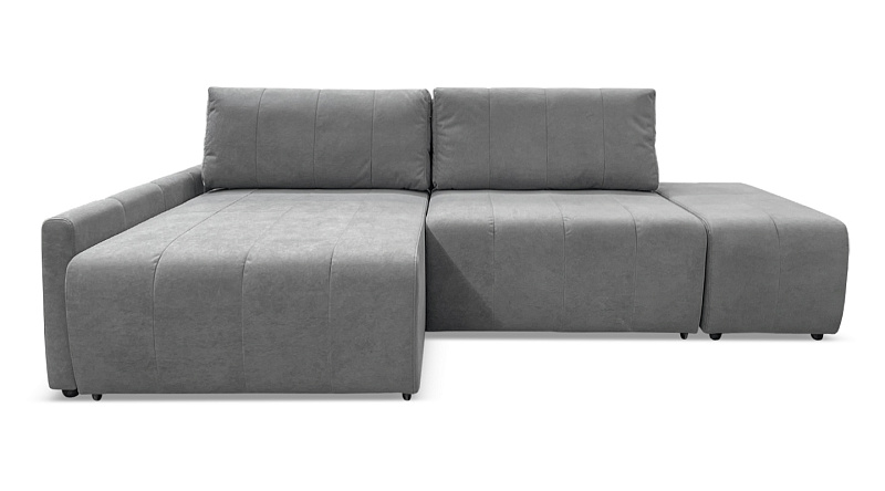 Угловой диван Оникс пуфом