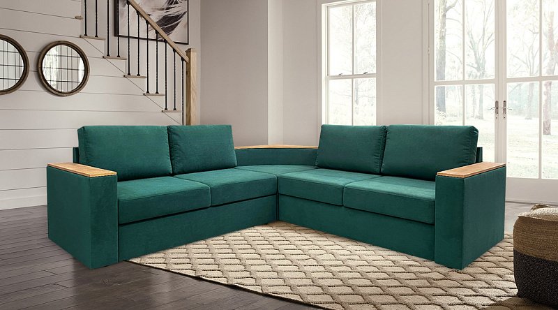 Угловой диван Фоборг с полкой, рис.14