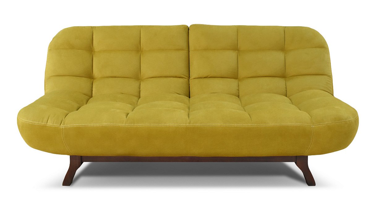 Диван прямой Космо Горчичный велюр