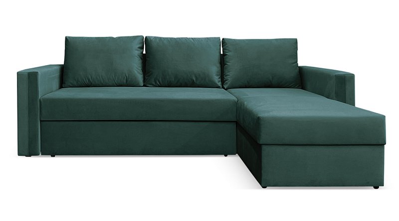 Недорогой Угловой диван Марибо дельфин с ящиком для белья